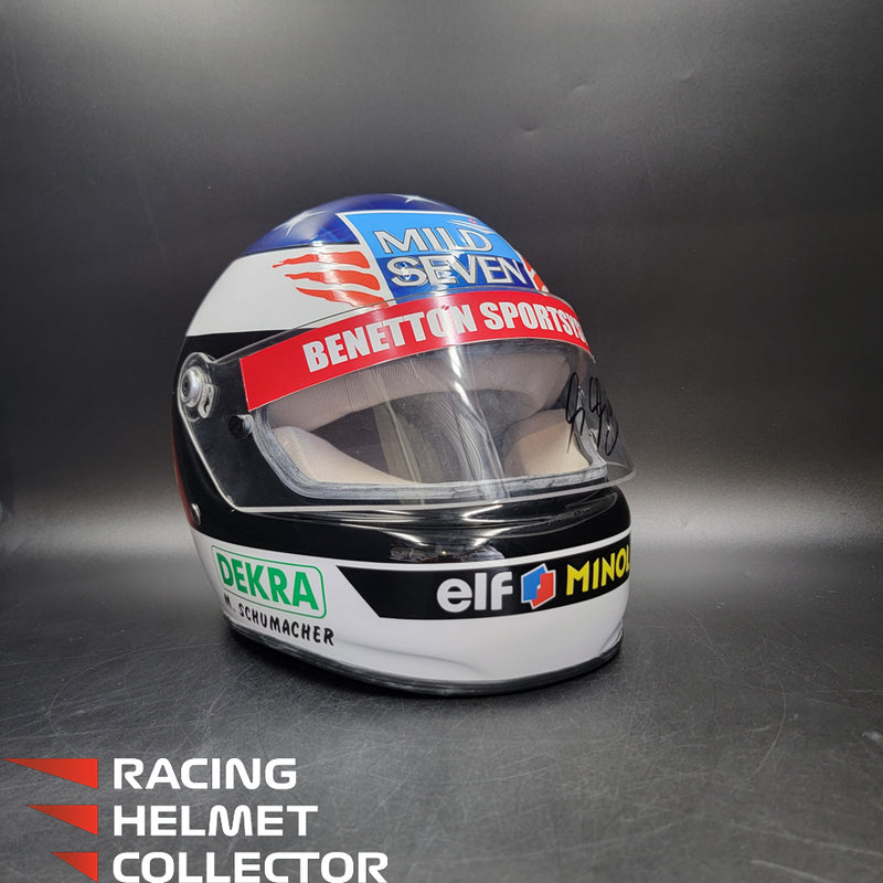 Michael Schumacher Signed Helmet Visor 1994 Red Display Tribute Autographed Full Scale 1:1 AS-00679