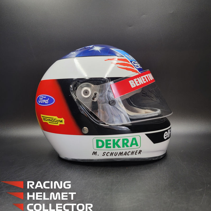 Michael Schumacher Signed Helmet Visor 1994 Red Display Tribute Autographed Full Scale 1:1 AS-00679