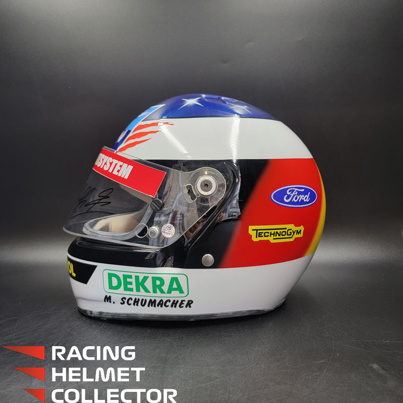 Michael Schumacher Signed Helmet Visor 1994 Red Display Tribute Autographed Full Scale 1:1 AS-00679