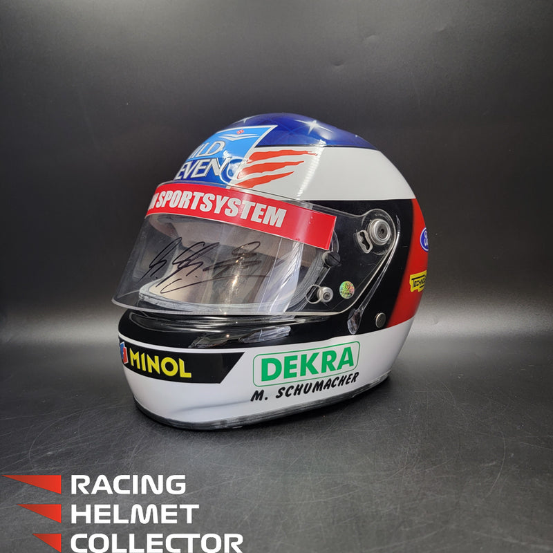 Michael Schumacher Signed Helmet Visor 1994 Red Display Tribute Autographed Full Scale 1:1 AS-00679