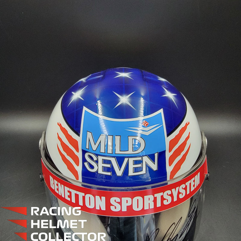 Michael Schumacher Signed Helmet Visor 1994 Red Display Tribute Autographed Full Scale 1:1 AS-00679