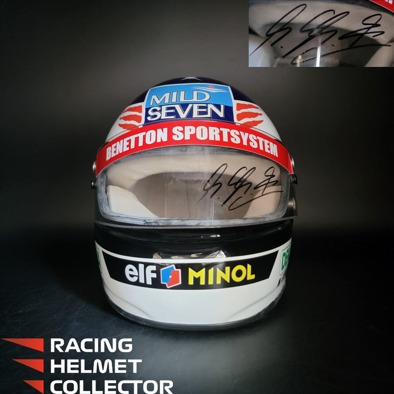 Michael Schumacher Signed Helmet Visor 1994 Red Display Tribute Autographed Full Scale 1:1 AS-00679