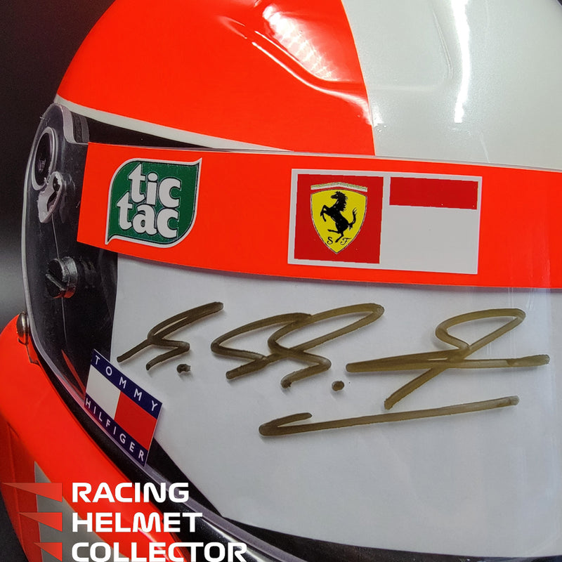 Michael Schumacher Signed Helmet Visor 2000 USGP Version BELL Limited Edition Replica 10/20 Tribute Autographed Clear Visor Full Scale 1:1  AS-00762