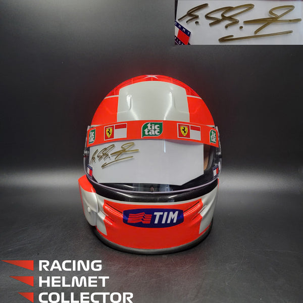 Michael Schumacher Signed Helmet Visor 2000 USGP Version BELL Limited Edition Replica 10/20 Tribute Autographed Clear Visor Full Scale 1:1  AS-00762