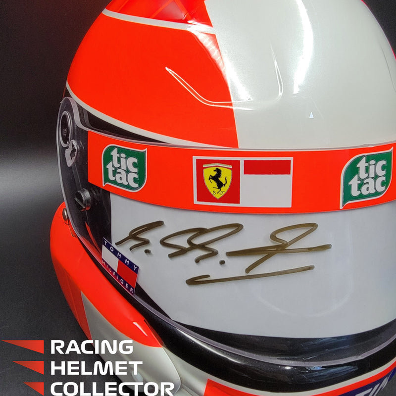 Michael Schumacher Signed Helmet Visor 2000 USGP Version BELL Limited Edition Replica 10/20 Tribute Autographed Clear Visor Full Scale 1:1  AS-00762