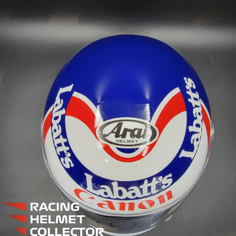 Nigel Mansell 1992 Signed  Helmet V3 SUB-PAR Autograph Helmet Full Scale 1:1 - AS-01475