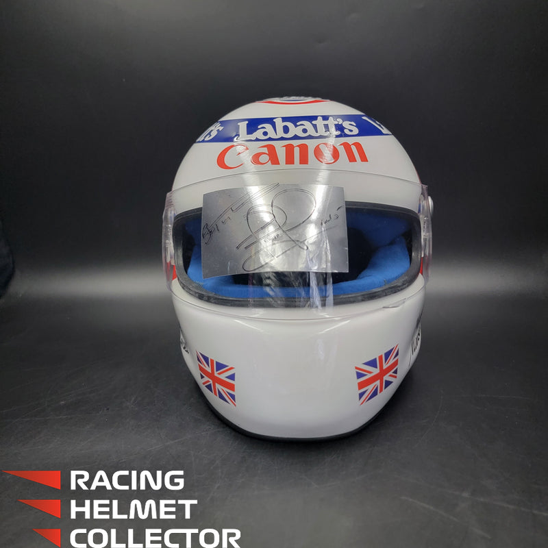 Nigel Mansell 1992 Signed  Helmet V3 SUB-PAR Autograph Helmet Full Scale 1:1 - AS-01475