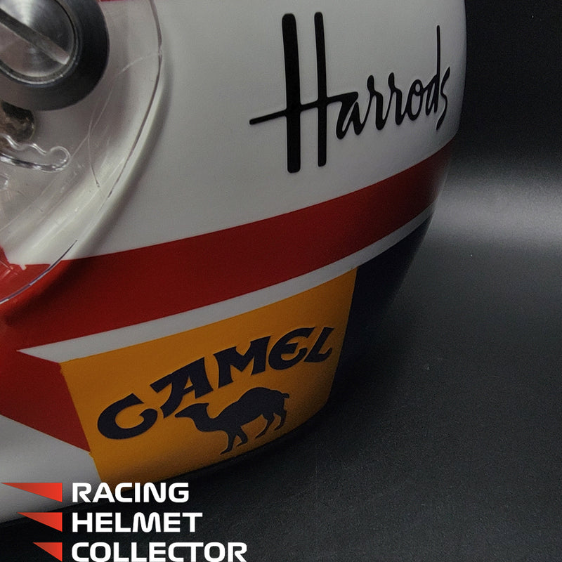 Nigel Mansell 1992 Signed  Helmet V3 SUB-PAR Autograph Helmet Full Scale 1:1 - AS-01475