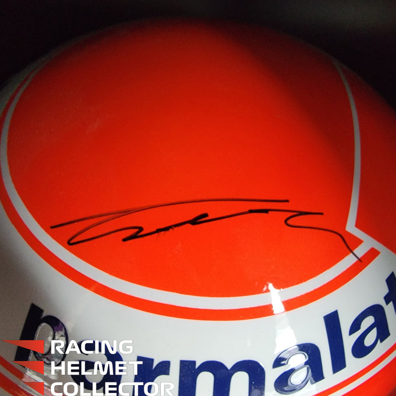 Niki Lauda Signed Helmet Direct Autograph 1984 Display Full Size 1:1 AS-01445