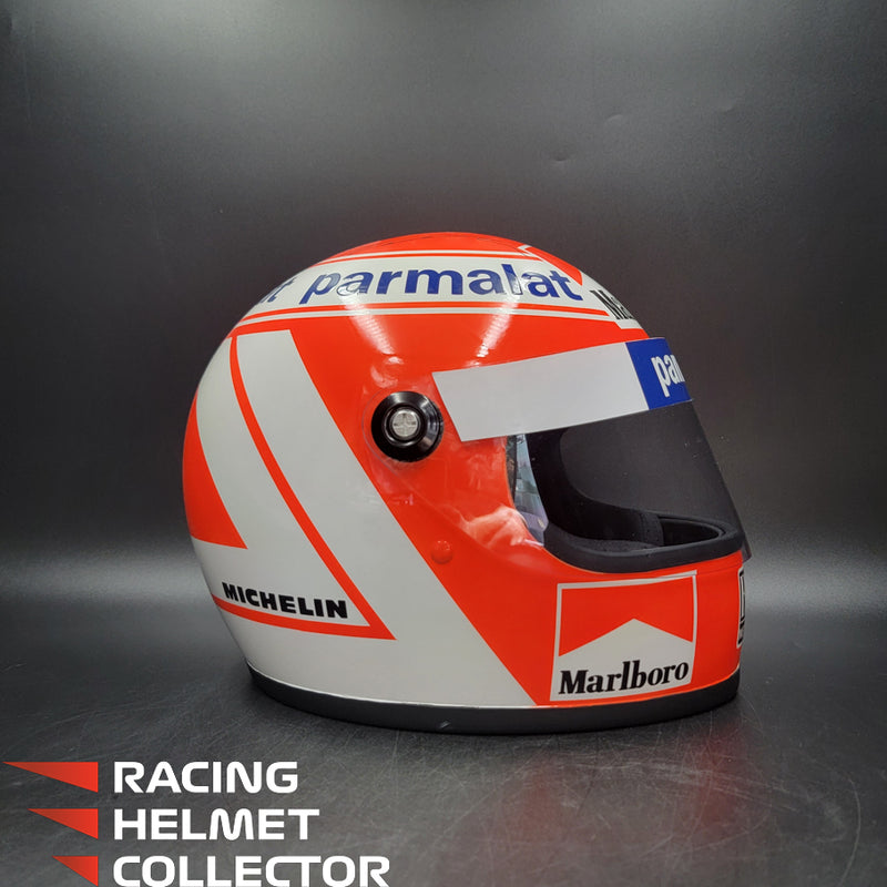 Niki Lauda Signed Helmet Direct Autograph 1984 Display Full Size 1:1 AS-01445