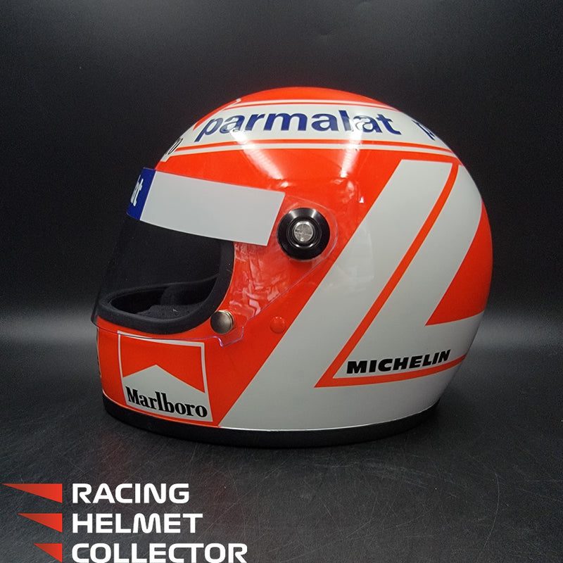 Niki Lauda Signed Helmet Direct Autograph 1984 Display Full Size 1:1 AS-01445