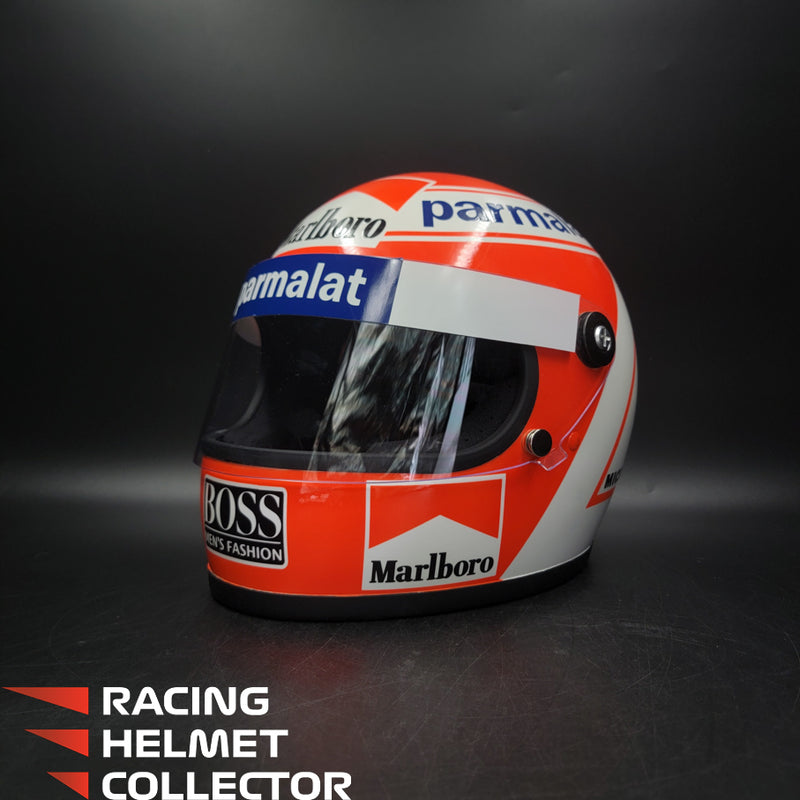 Niki Lauda Signed Helmet Direct Autograph 1984 Display Full Size 1:1 AS-01445