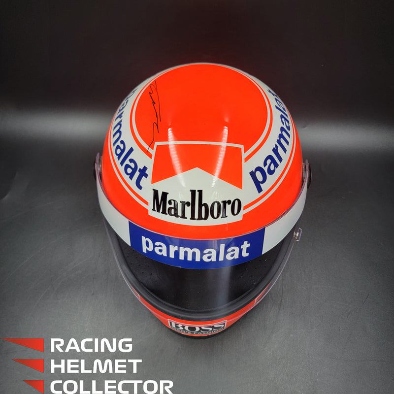 Niki Lauda Signed Helmet Direct Autograph 1984 Display Full Size 1:1 AS-01445