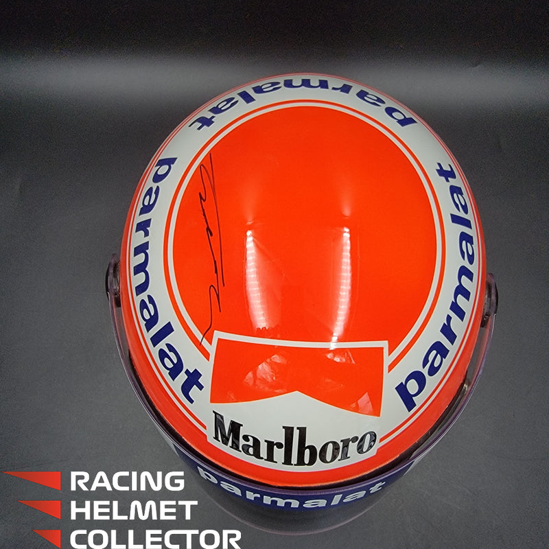 Niki Lauda Signed Helmet Direct Autograph 1984 Display Full Size 1:1 AS-01445
