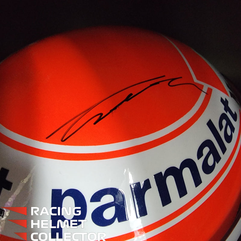 Niki Lauda Signed Helmet Direct Autograph 1984 Display Full Size 1:1 AS-01445