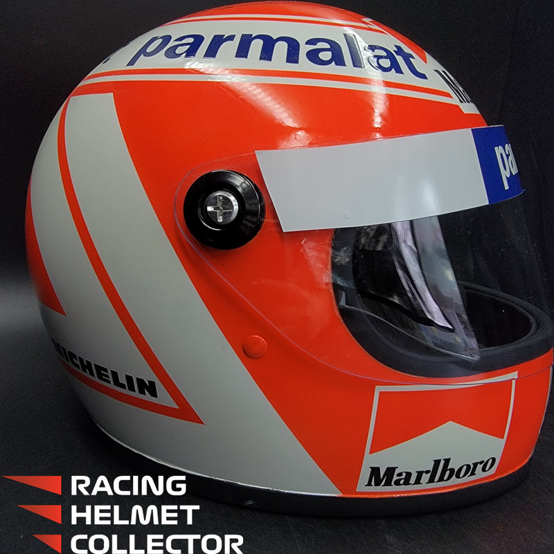 Niki Lauda Signed Helmet Direct Autograph 1984 Display Full Size 1:1 AS-01445