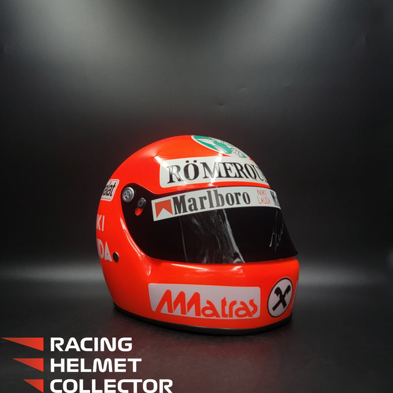 Niki Lauda Signed Helmet Visor 1977 Tribute Display Autographed Full Scale 1:1 AS-00755