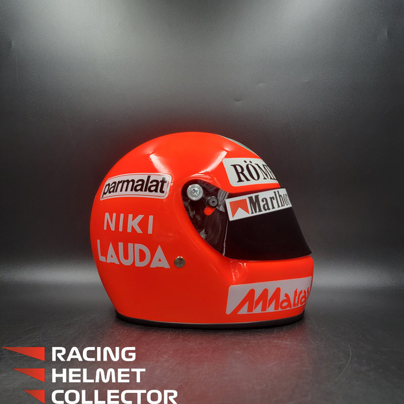 Niki Lauda Signed Helmet Visor 1977 Tribute Display Autographed Full Scale 1:1 AS-00755