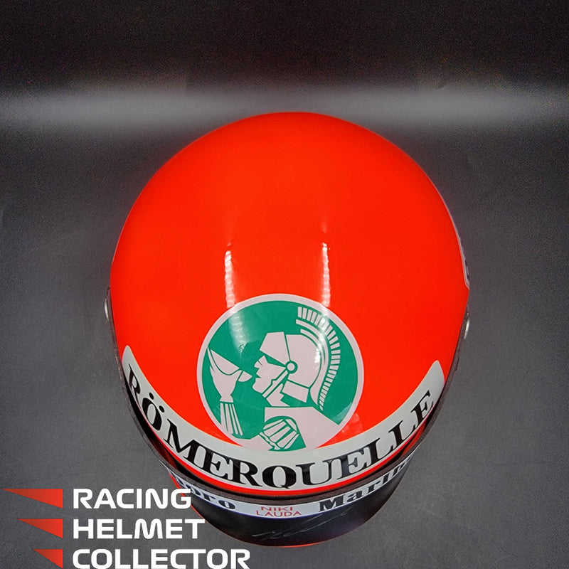 Niki Lauda Signed Helmet Visor 1977 Tribute Display Autographed Full Scale 1:1 AS-00755