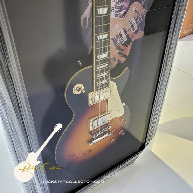Slash Guns N' Roses Signed Guitar Frame Premium Epiphone Autographed Les Paul AS-01086 - SOLD