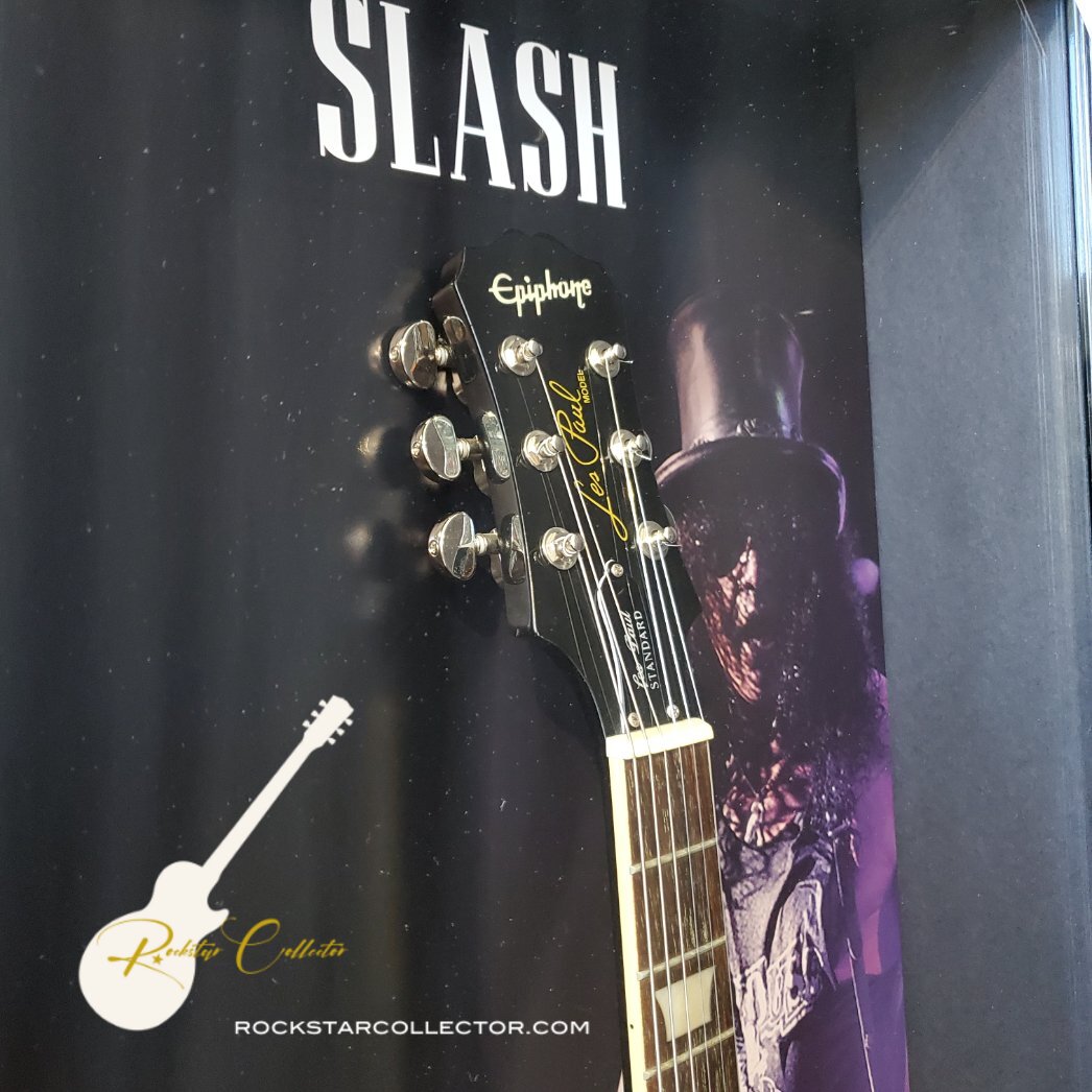 Slash Guns N' Roses Signed Guitar Frame Premium Epiphone Autographed L ...