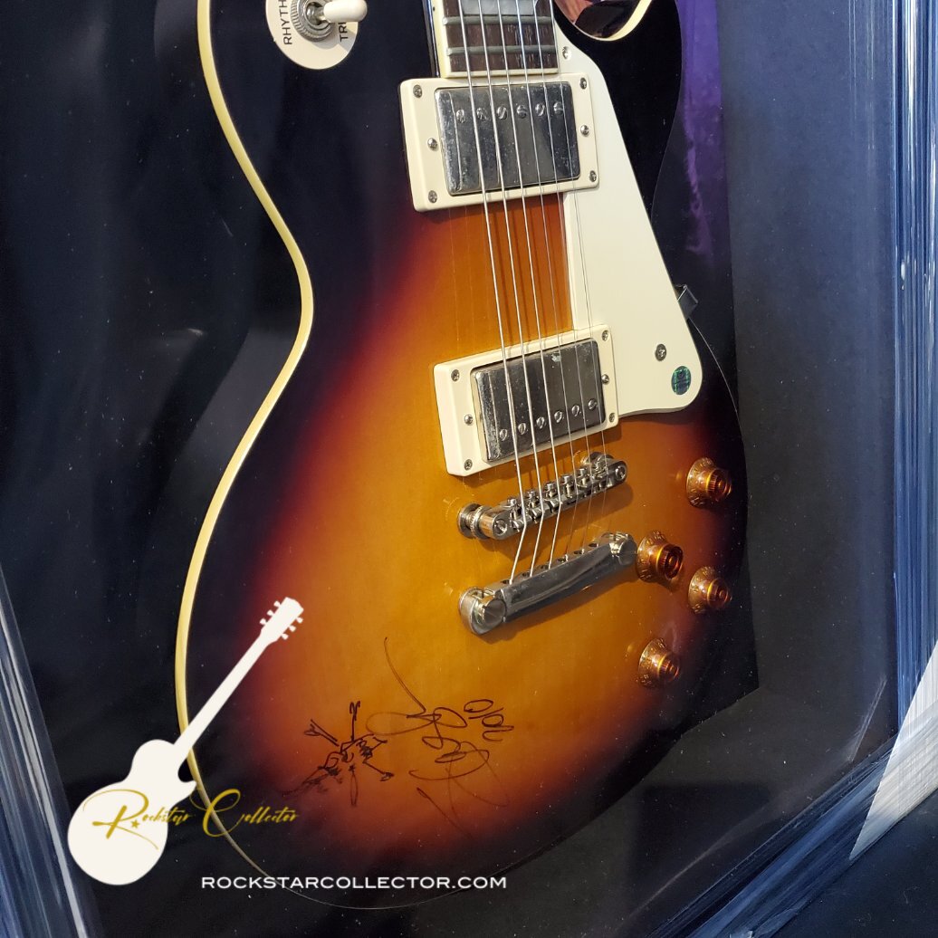 Slash Guns N' Roses Signed Guitar Frame Premium Epiphone Autographed L ...