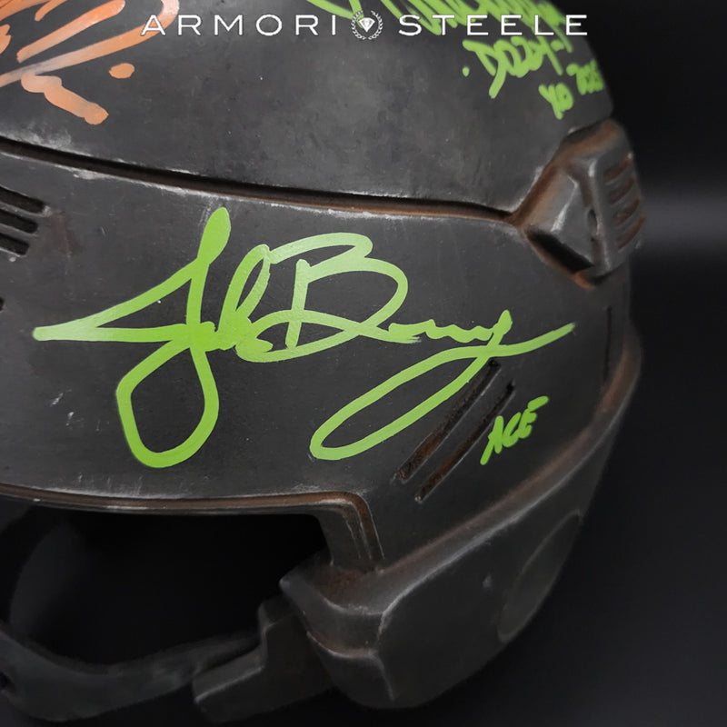Starship Troopers Helmet - 7 signatures  AS-03576