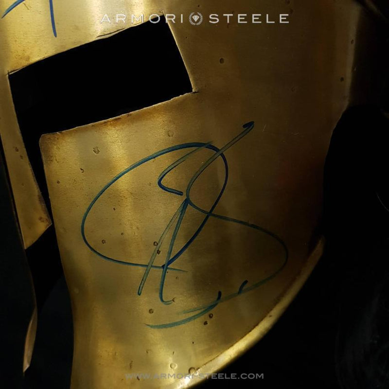 300 Spartan Helmet Signed by Gerard Butler Premium Edition Autographed Full Scale AS-00390 - SOLD