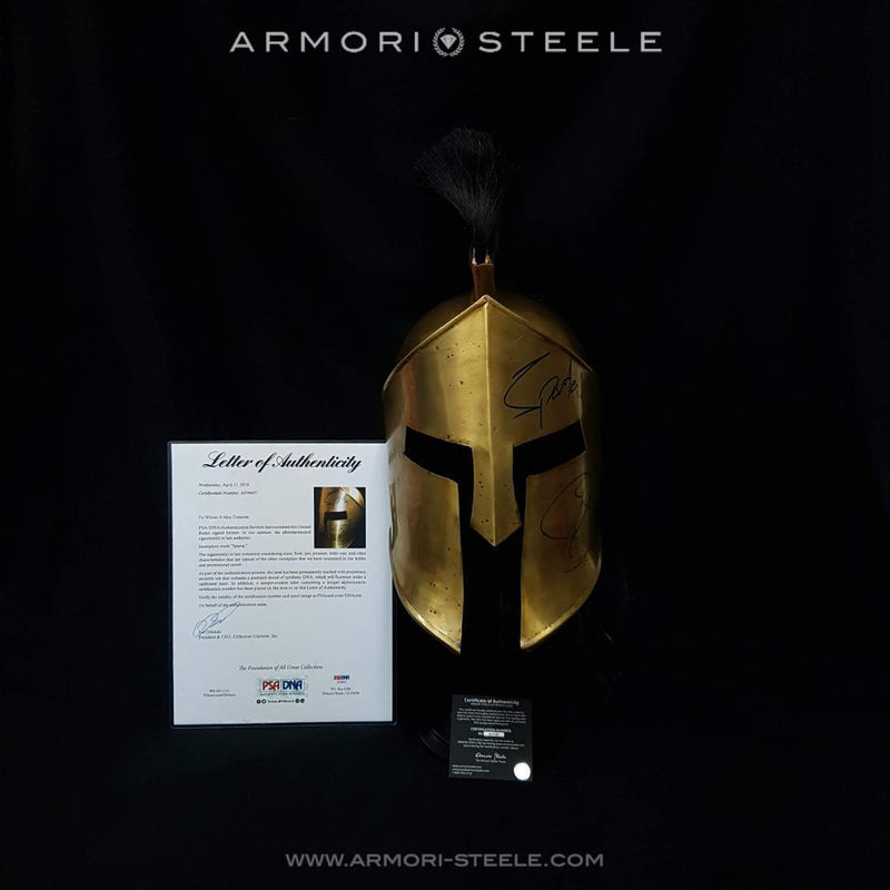 300 Spartan Helmet Signed by Gerard Butler Premium Edition Autographed Full Scale AS-00390 - SOLD