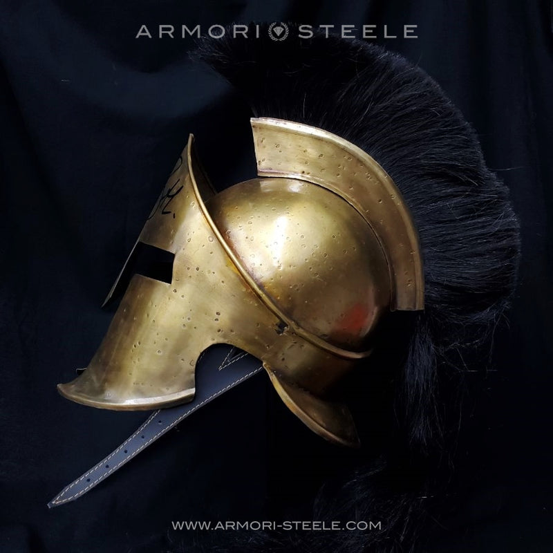 "300" SPARTAN HELMET SIGNED BY GERARD BUTLER PREMIUM EDITION AUTOGRAPHED FULL SCALE -SOLD