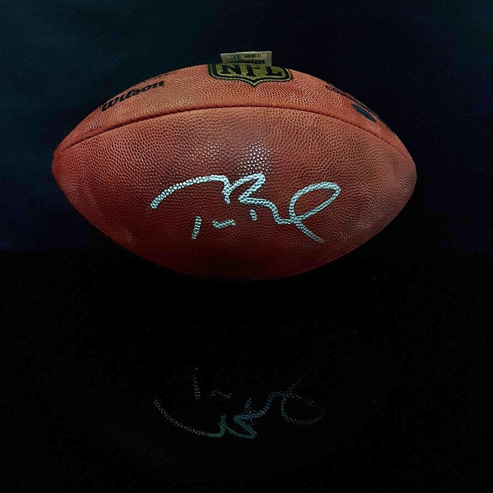 TOM BRADY SIGNED BALL REGULAR PATRIOTS NFL FOOTBALL WILSON