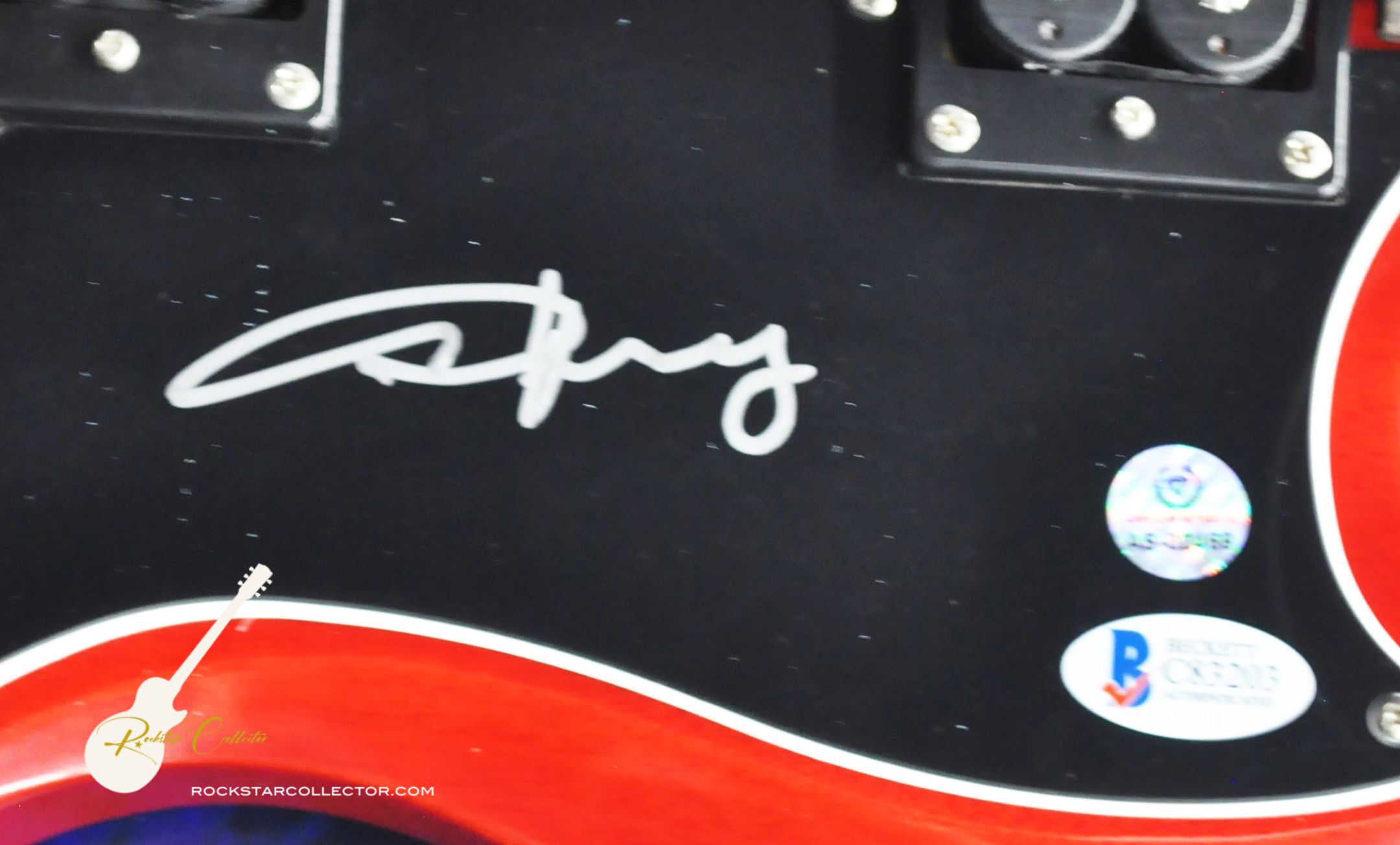 Angus Young AC/DC Signed Guitar Frame Premium Autographed Red SG Epiph ...