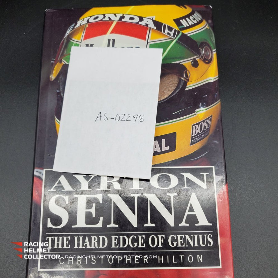 Ayrton Senna Signed Book The Hard Edge Of Genius By