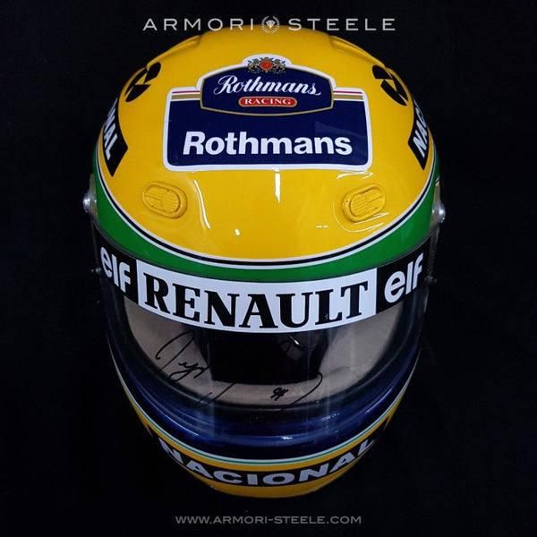 Ayrton Senna Signed Helmet 1994 Tribute Autographed Visor Full Scale 1:1 AS-00660