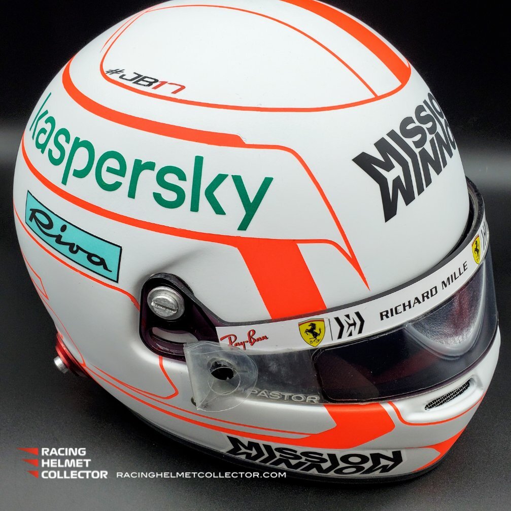 charles-leclerc-helmet-race-worn-used-visor-2021-mounted-on-promo-helm