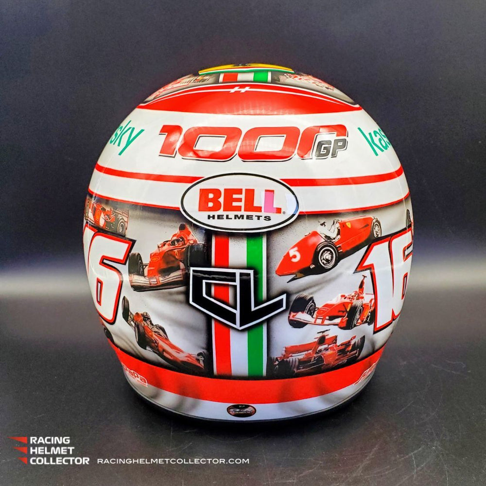 Charles Leclerc Signed Helmet Ferrari 1000 th GP Anniversary Special 2 –  ARMORI STEELE | Sports & Entertainment Memorabilia