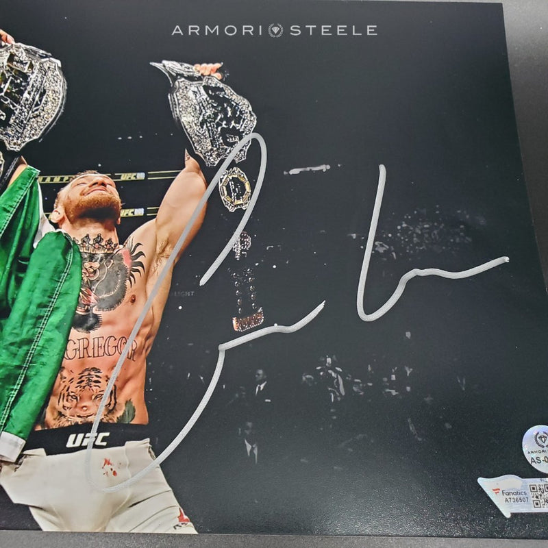 Conor McGregor Signed UFC Championship Photograph 8x10 inch AS-02270