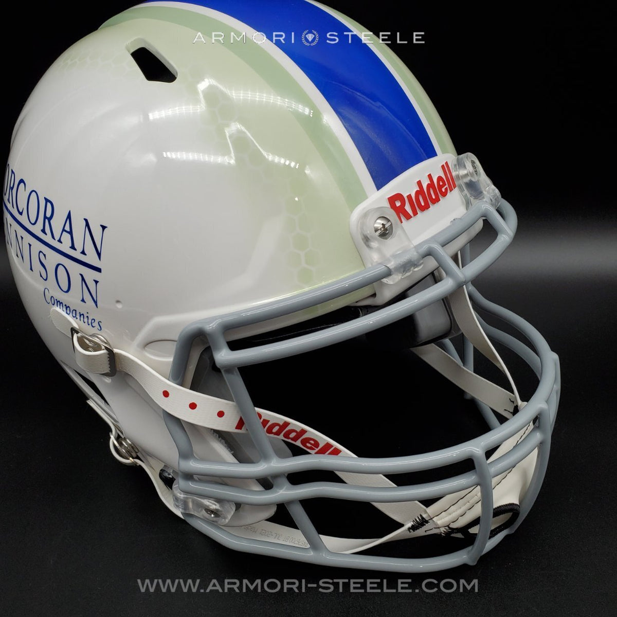 Custom Order: Football Helmet Painting Design - Send-In Your Own Compa   ARMORI STEELE | Sports & Entertainment Memorabilia