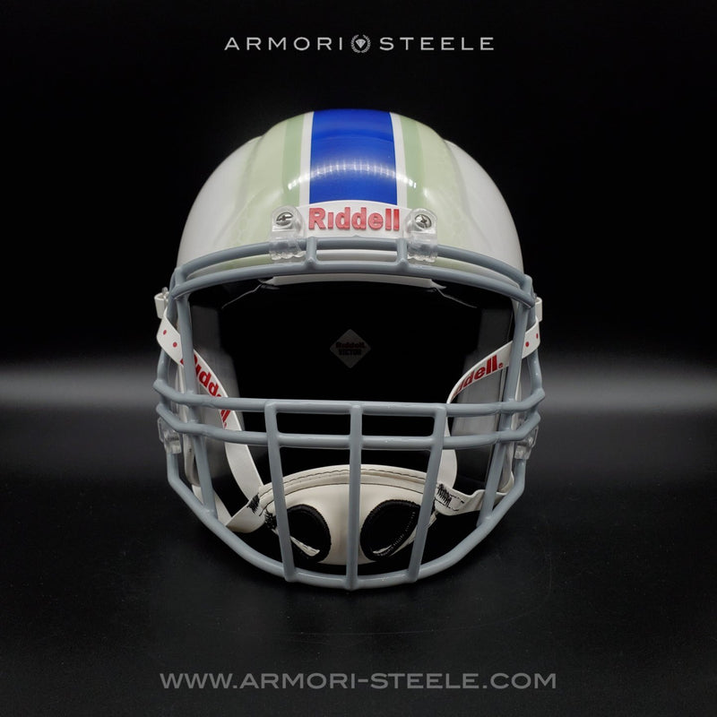 chrome paint football helmet Custom Order: Football Helmet Painting Design - Send-In Your Own Compa – ARMORI STEELE
