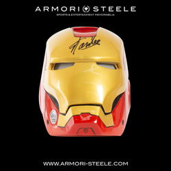 IRON MAN SIGNED HELMET STAN LEE STANDARD EDITION 3:4 SCALE AS-01678 - – ARMORI STEELE