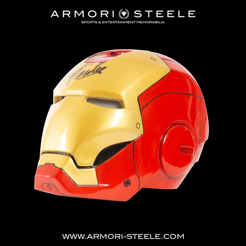 IRON MAN SIGNED HELMET STAN LEE STANDARD EDITION 3:4 SCALE AS-01678 - SOLD