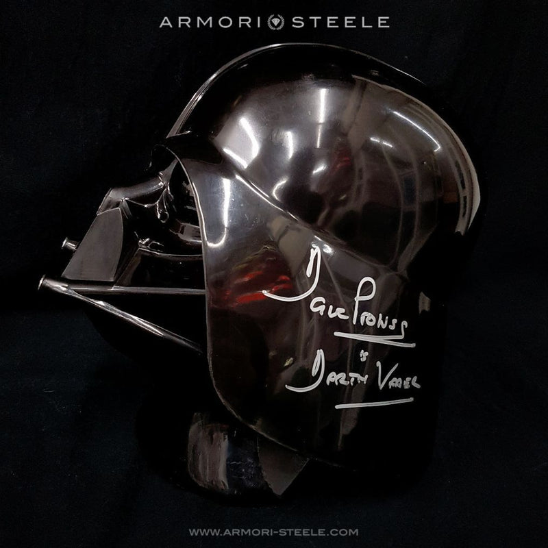 DARTH VADER SIGNED HELMET BY DAVE PROWSE FULL SCALE 1:1 - SOLD