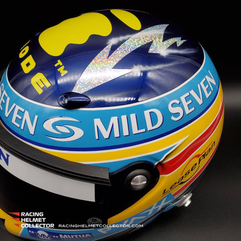 Fernando Alonso Signed Helmet Visor 2006 Tribute Autographed Display Tribute Full Scale 1:1 AS-00948