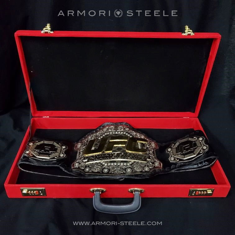Georges St-Pierre GSP Signed Belt "HOF" Inscription Replica UFC Championship Autographed