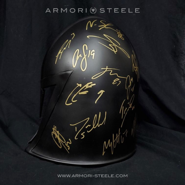 LAS VEGAS GOLDEN KNIGHTS HELMET SIGNED BY ENTIRE TEAM 2018-19 PREMIUM EDITION AUTOGRAPHED FULL SCALE-SOLD