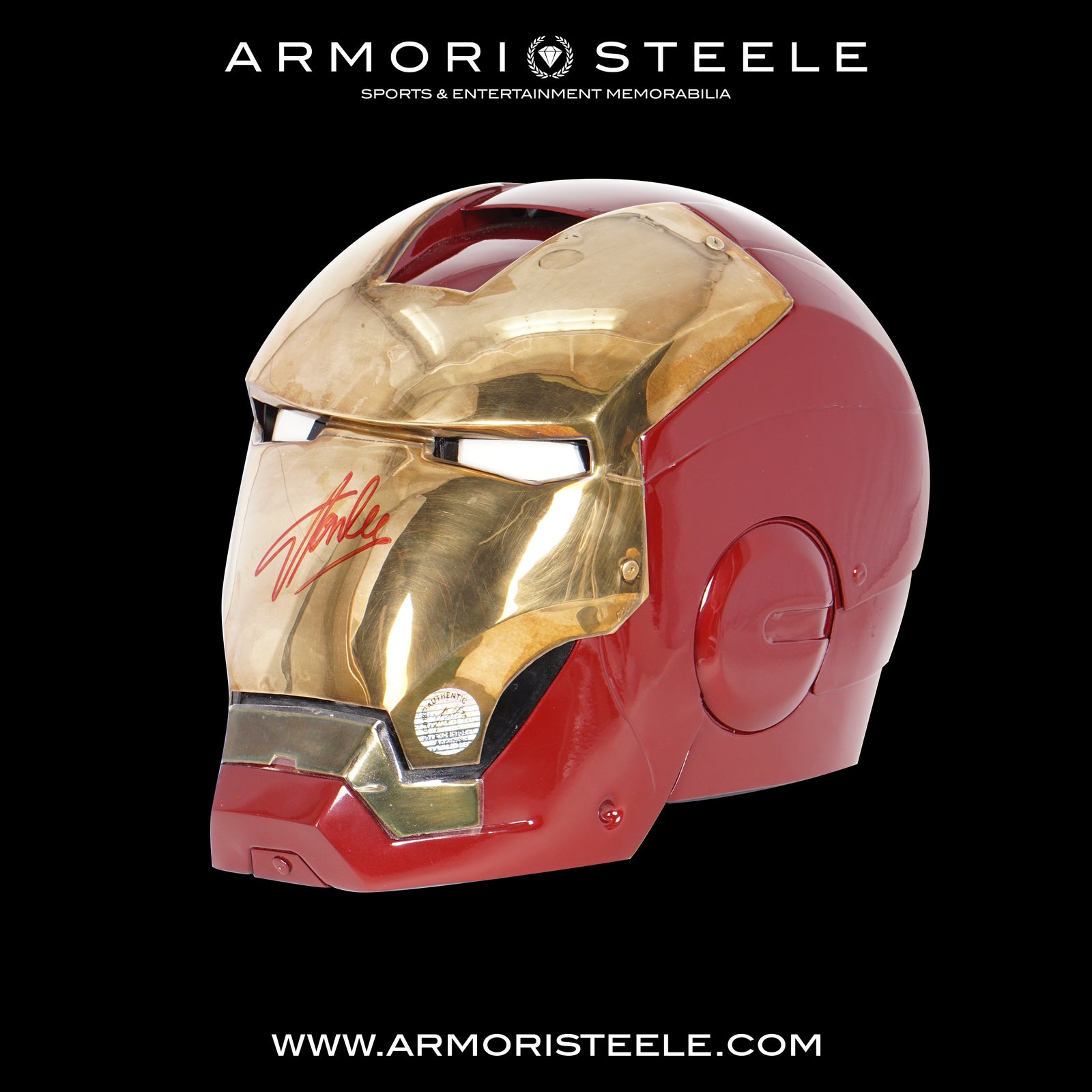 IRON MAN HELMET SIGNED BY STAN LEE WINDLASS PREMIUM- SOLD – ARMORI STEELE IRON MAN HELMET SIGNED BY STAN LEE WINDLASS PREMIUM- SOLD – ARMORI STEELE