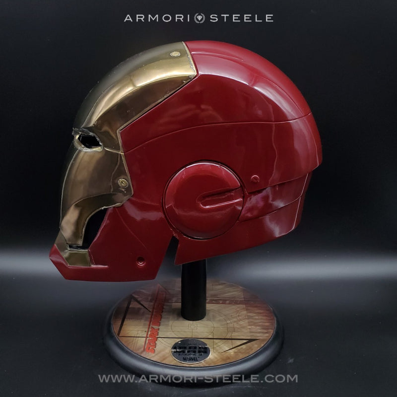 1 1 scale iron man helmet Iron Man Signed Helmet Stan Lee Studios Premium Replica Mark III (713 – ARMORI STEELE
