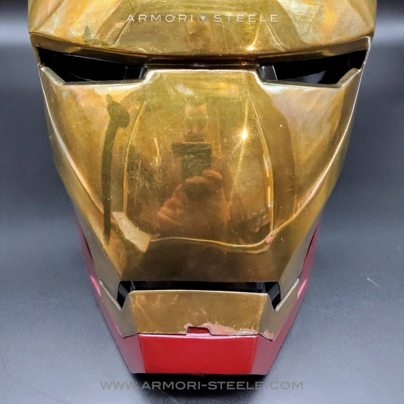 RESERVED Iron Man Helmet Bead Sprite by SDKD on , $72.00