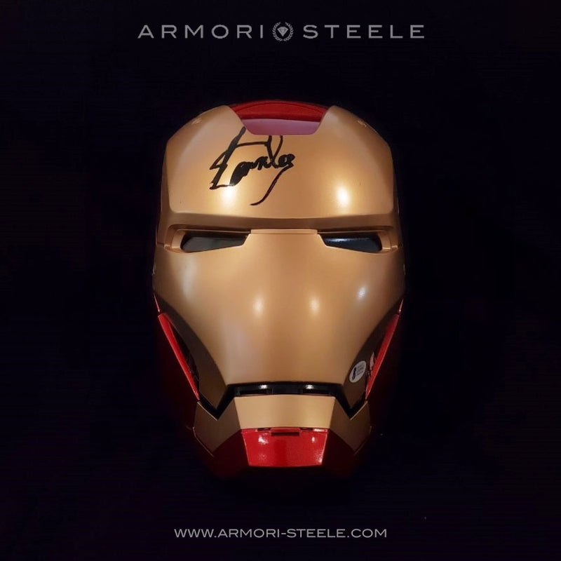 IRON MAN HELMET SIGNED BY STAN LEE STANDARD EDITION FULL SCALE 1:1 - S ARMORI STEELE | Sports & Entertainment Memorabilia IRON MAN HELMET SIGNED BY STAN LEE STANDARD EDITION FULL SCALE 1:1 - S ARMORI STEELE | Sports & Entertainment Memorabilia