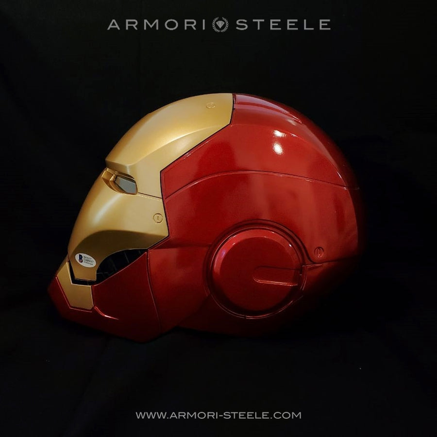 IRON MAN HELMET SIGNED BY STAN LEE STANDARD EDITION FULL